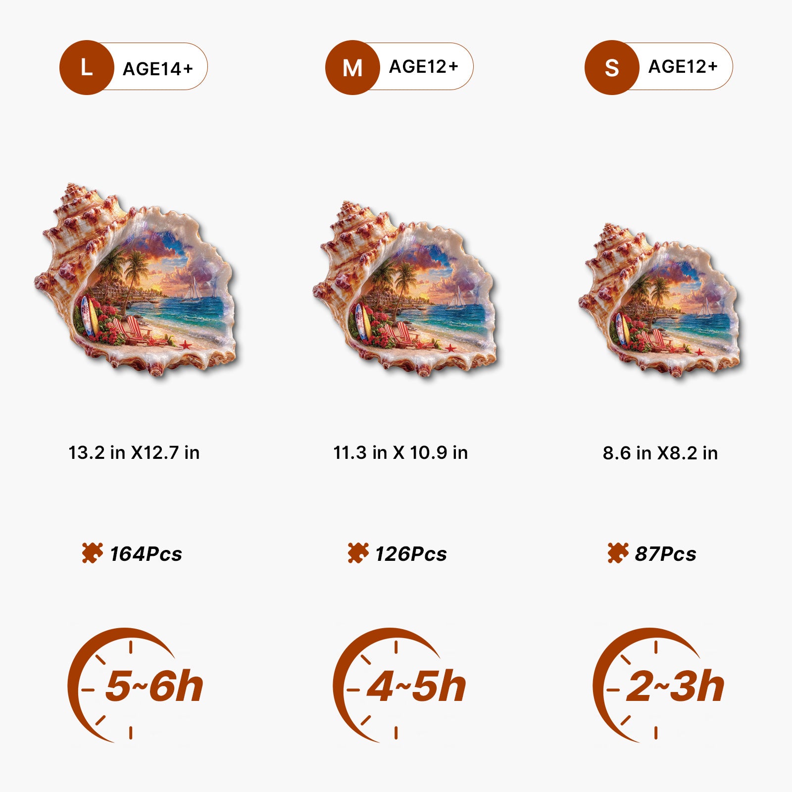 kaayee-shell-coast-dream-holzpuzzle-medium-muschel-strand image 5