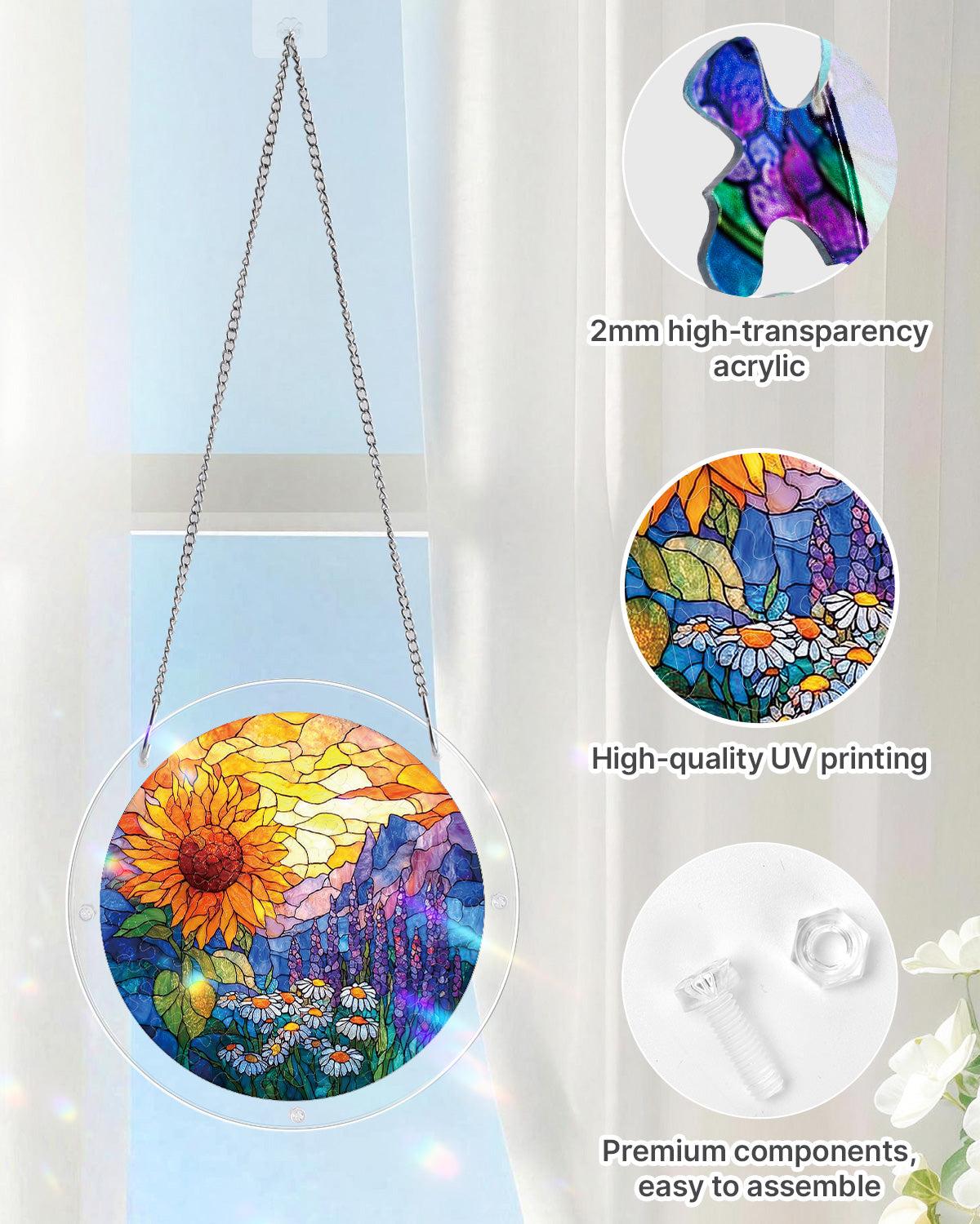 kaayee-suncatcher-puzzle-sunflower-meadow-fensterbild-acryl-small image 4