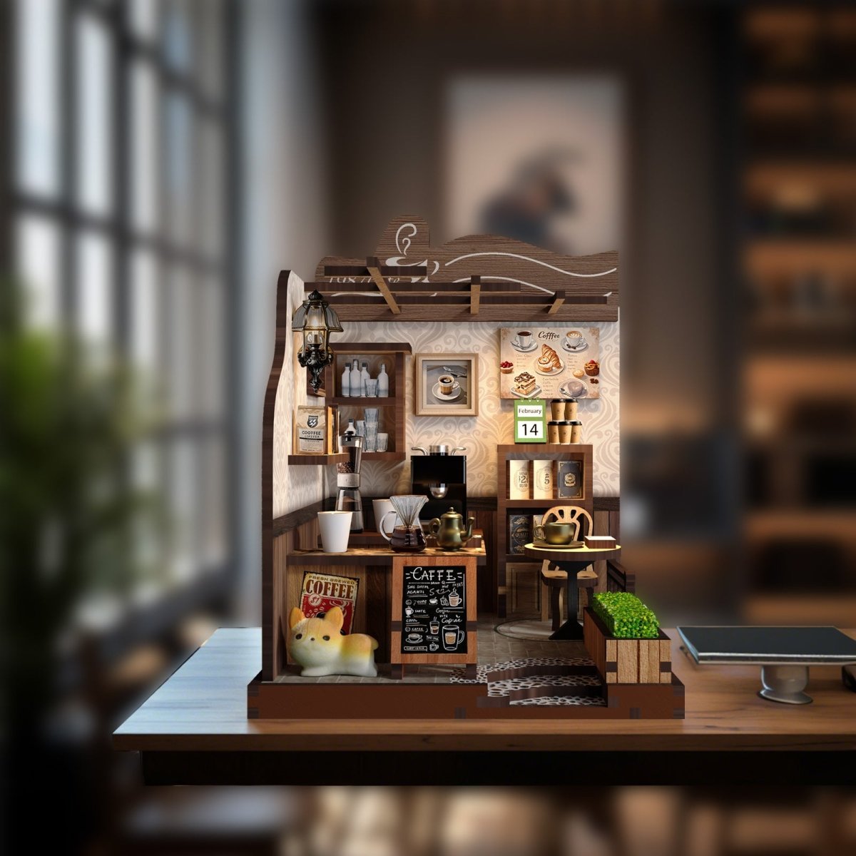 kaayee-miniature-house-rural-coffee-shop-miniaturhaus-caf-bausatz image 4