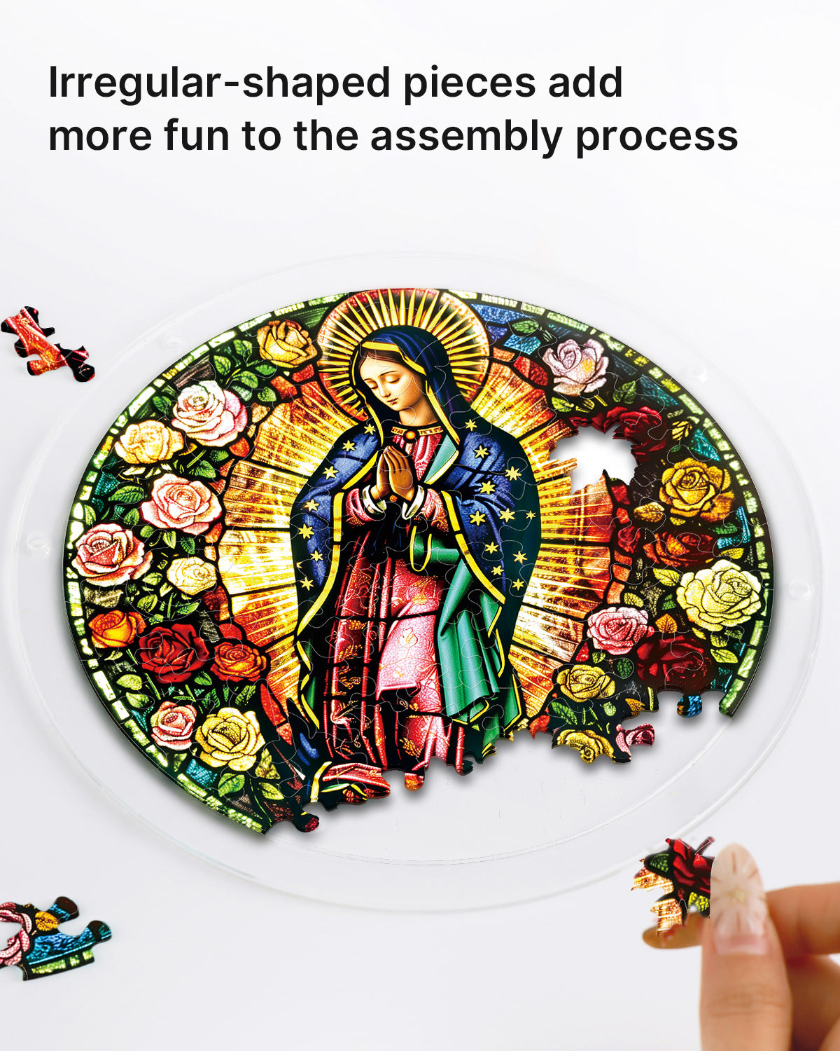 kaayee-light-of-prayer-suncatcher-fensterbild-medium-20-8-cm image 2