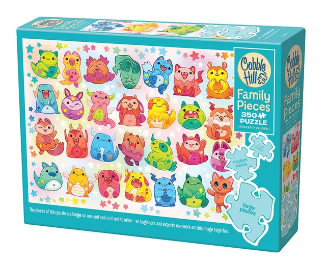 cobble-hill-family-350-little-monsters-puzzle-350-teile-monster image 1