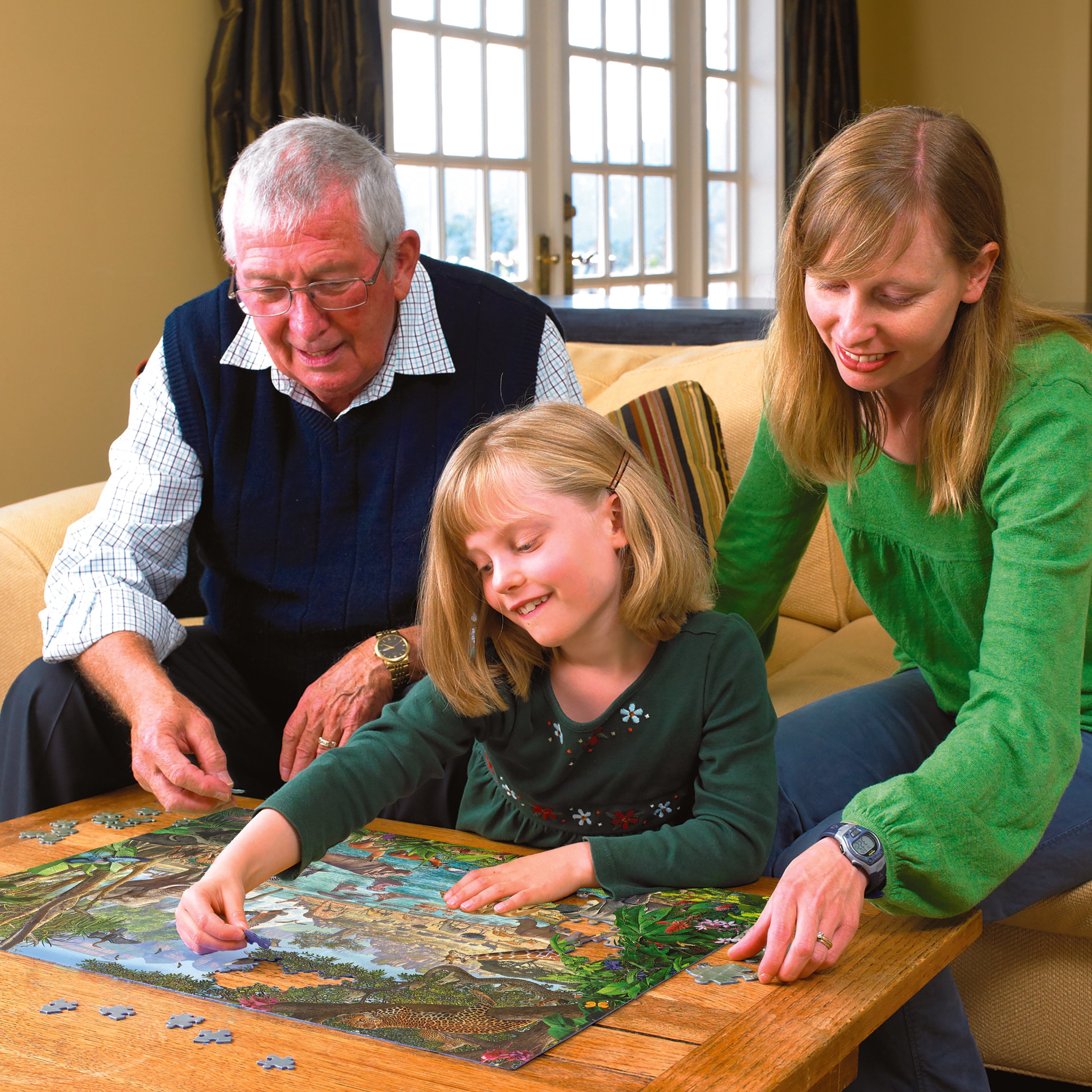 cobble-hill-river-of-life-familienpuzzle-350-teile-safari image 4
