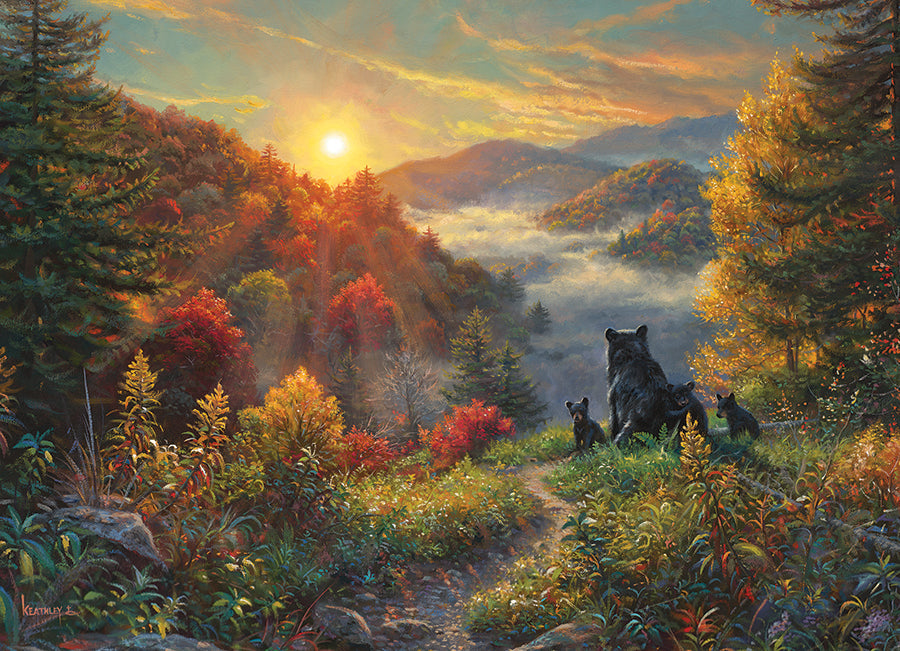 cobble-hill-1000-teile-puzzle-new-day-b-ren-berge image 2