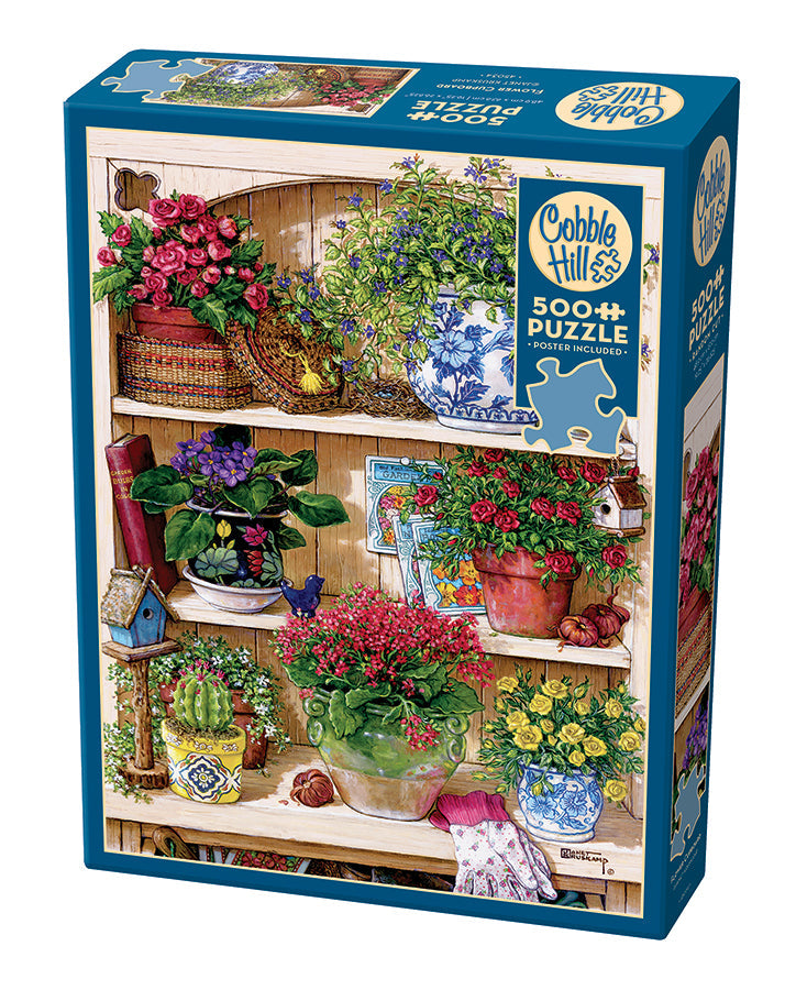 cobble-hill-flower-cupboard-puzzle-500-teile-blumenregal image 1