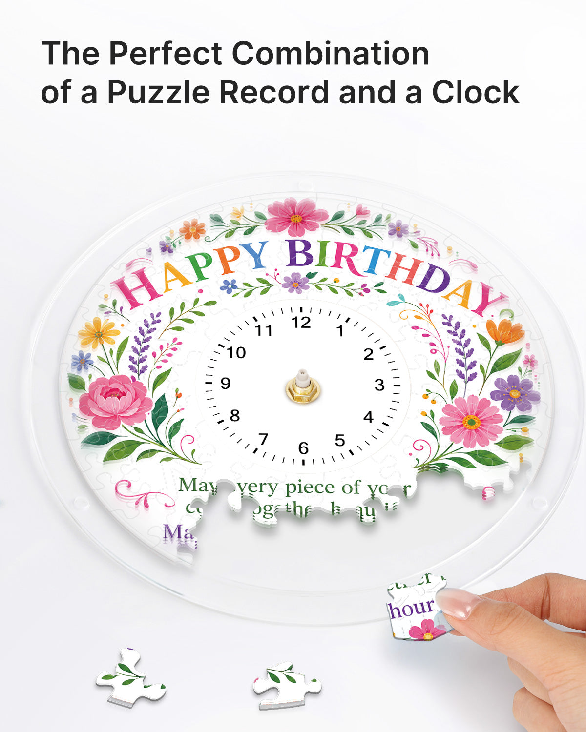 kaayee-diy-acrylic-puzzle-clock-kit-puzzleuhr-regular-geburtstag image 2
