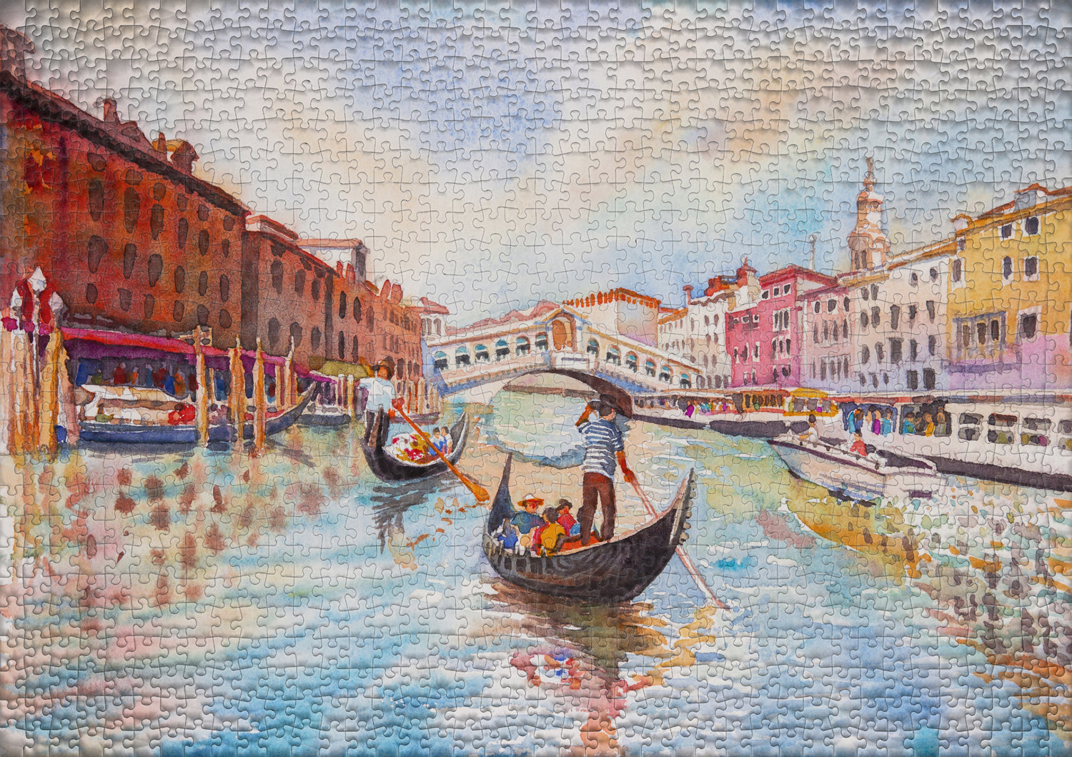ulmer-puzzleschmiede-gondoliere-puzzle-1000-teile-venedig image 2