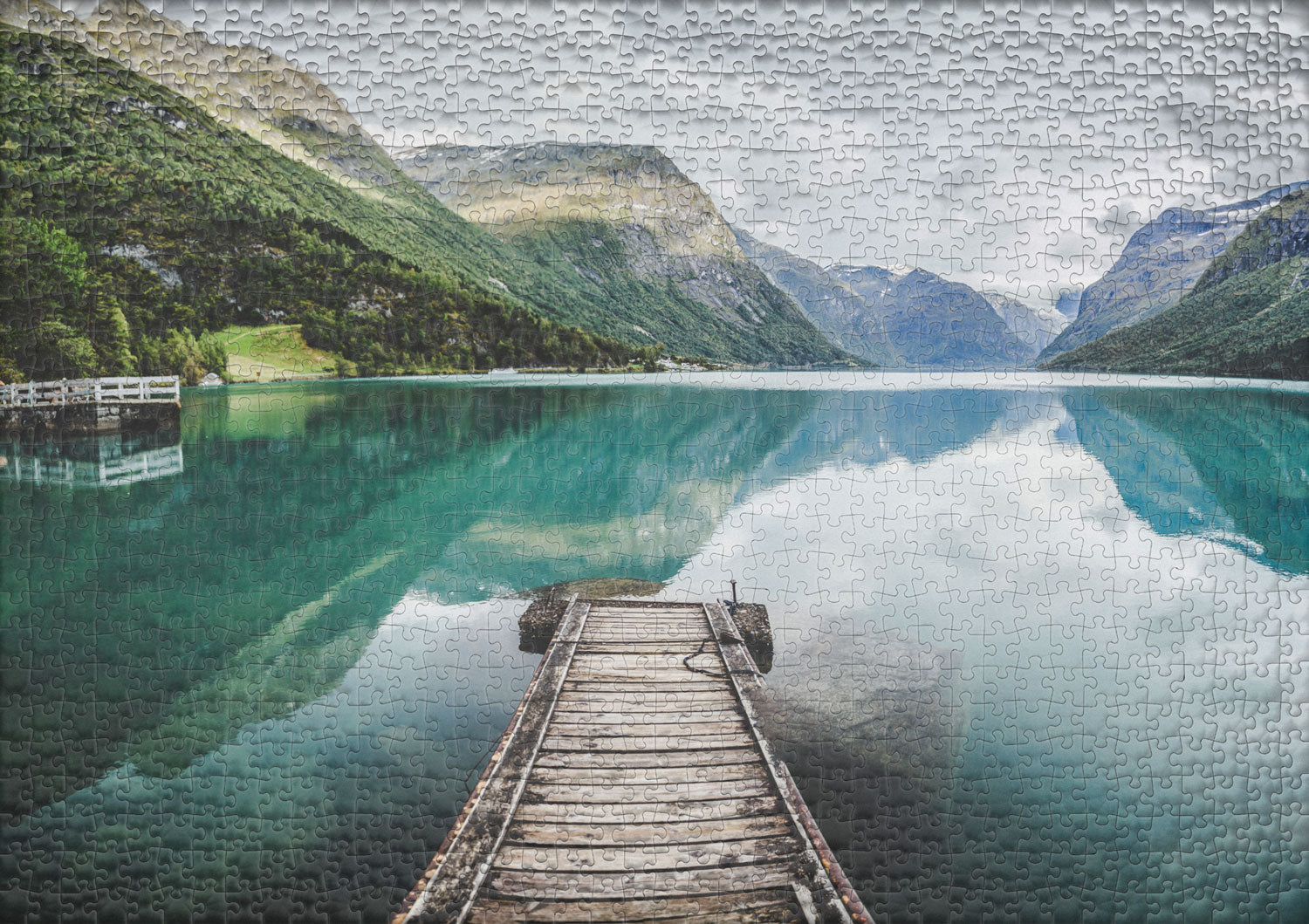 ulmer-puzzleschmiede-stilles-norwegen-puzzle-1000-teile-seemotiv image 2