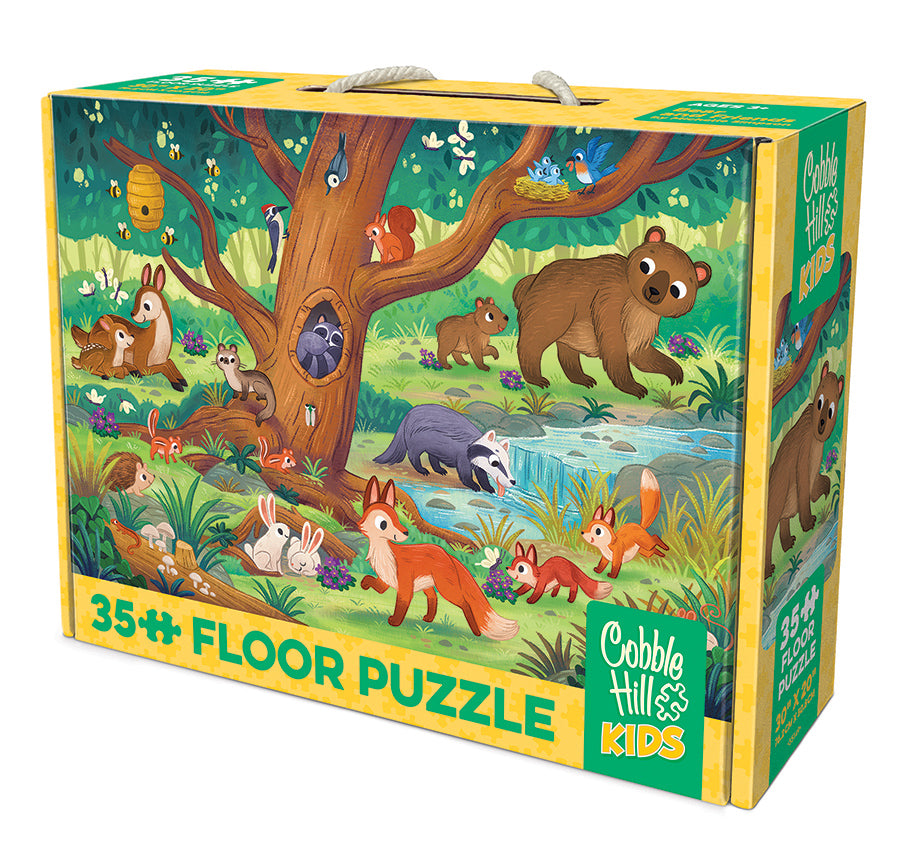 cobble-hill-floor-bear-and-friends-bodenpuzzle-35-teile-wald image 8