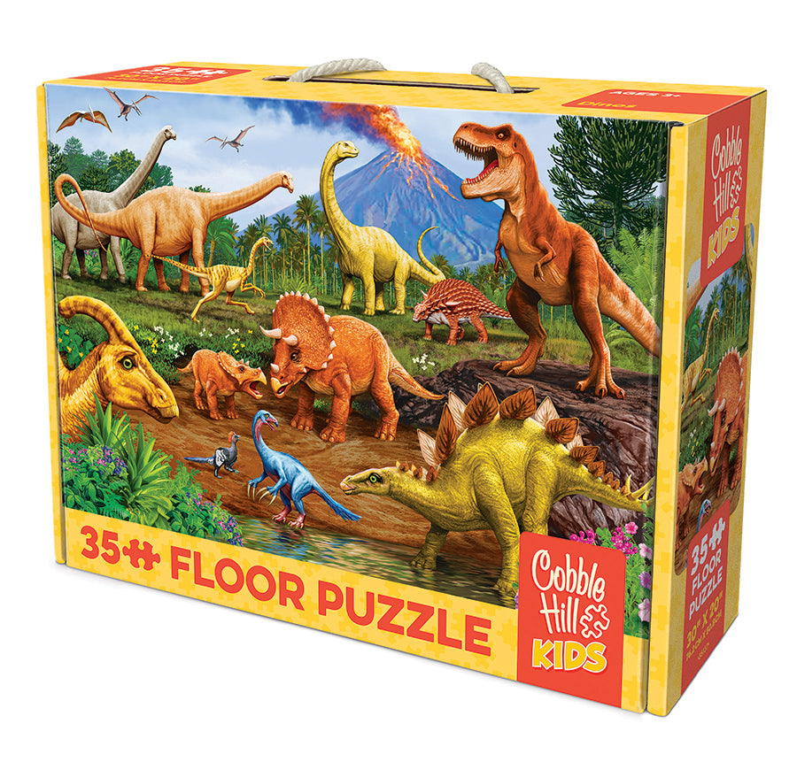 cobble-hill-floor-puzzles-dinos-puzzle-35-teile-dinosaurier image 4