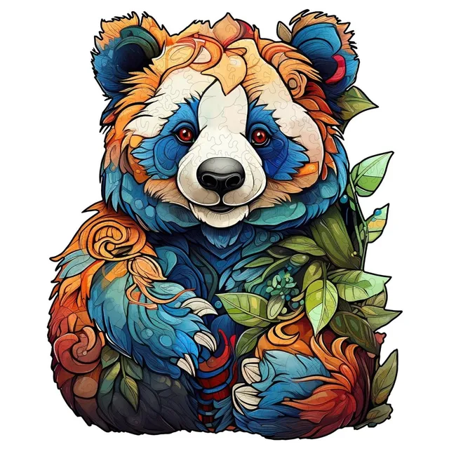 kaayee-wooden-puzzle-lovely-panda-holzpuzzle-panda-motiv image 1