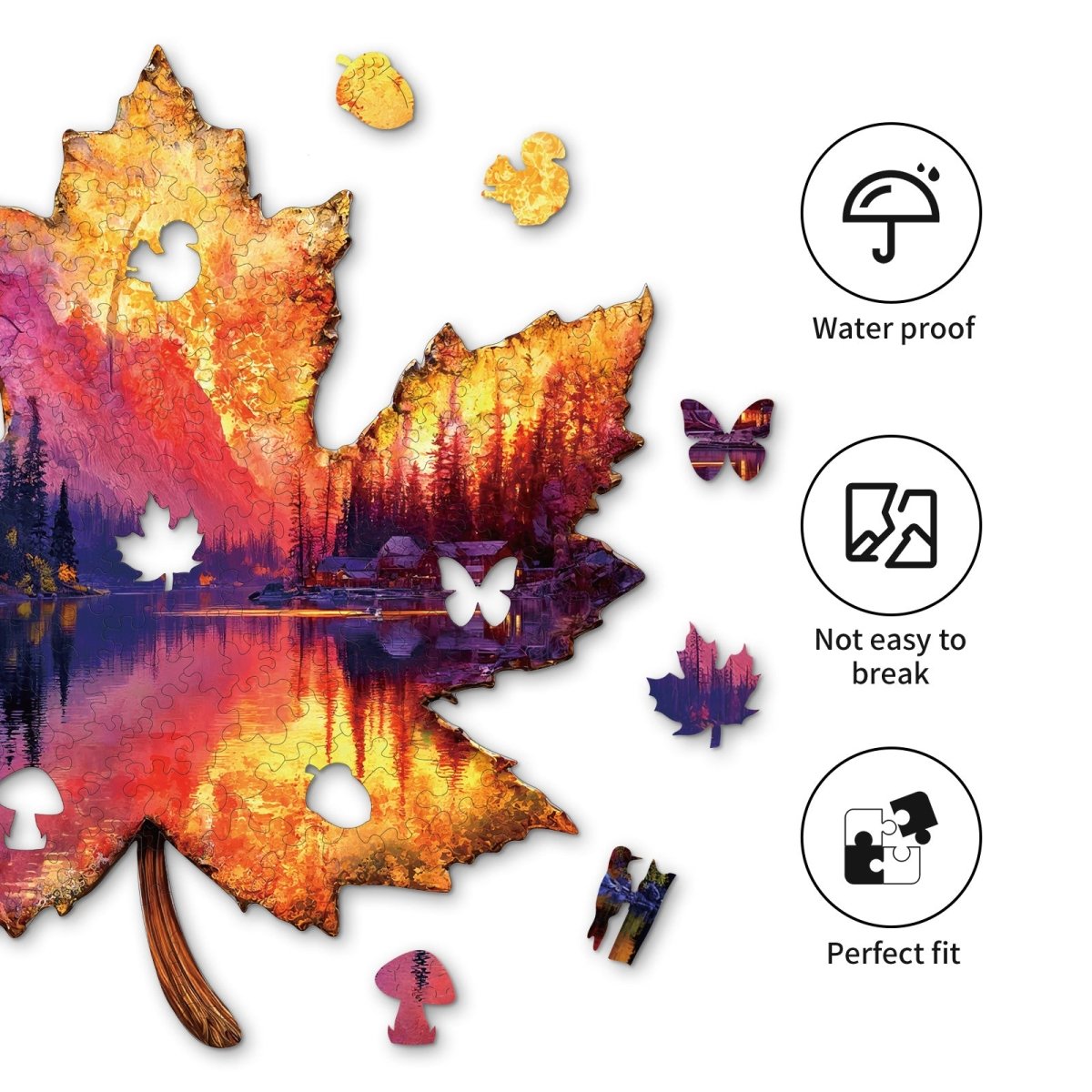 kaayee-wooden-puzzle-autumn-forest-holzpuzzle-medium-blatt image 2