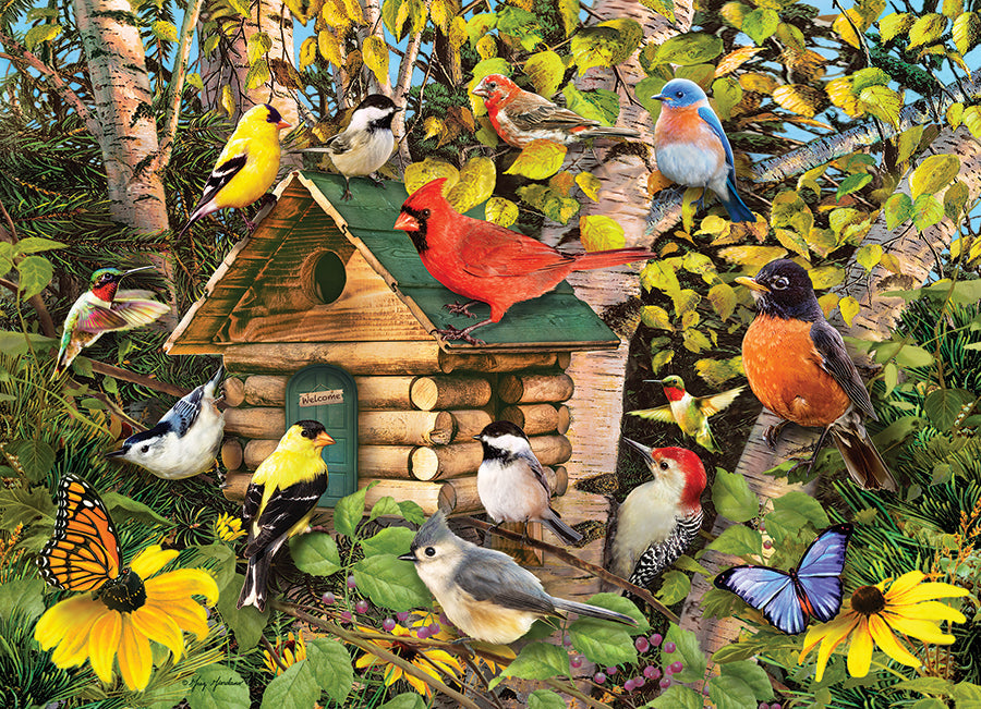 cobble-hill-1000-piece-bird-cabin-puzzle-1000-teile-vogelhaus image 2