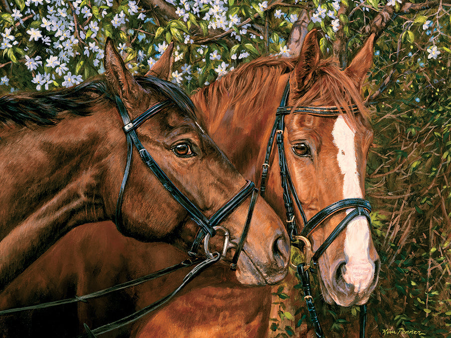 cobble-hill-easy-handling-friends-forever-puzzle-275-teile-pferde image 2
