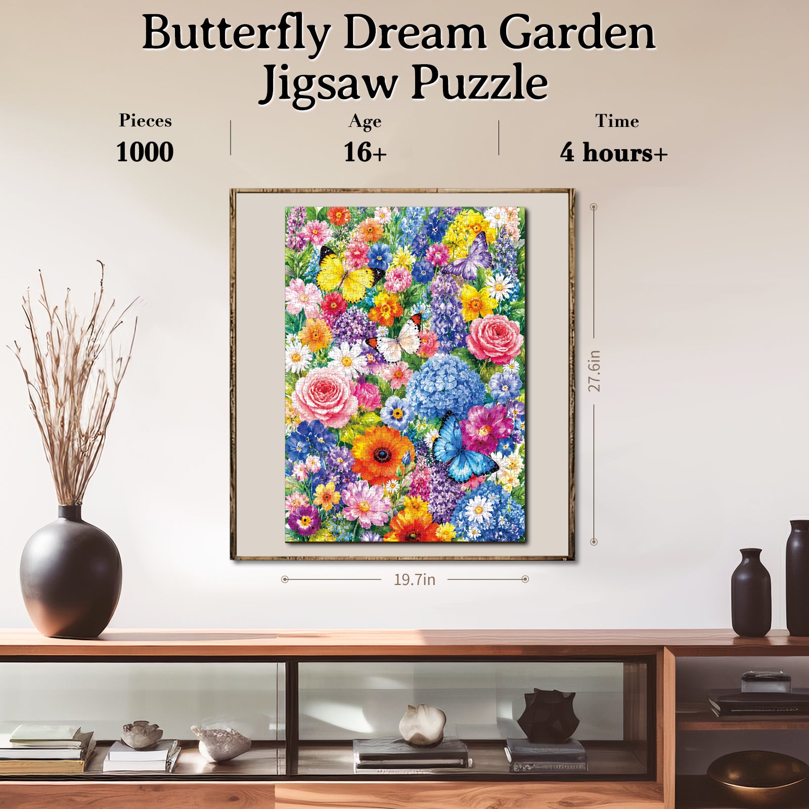 kaayee-butterfly-dream-garden-puzzle-1000-teile-schmetterling image 6