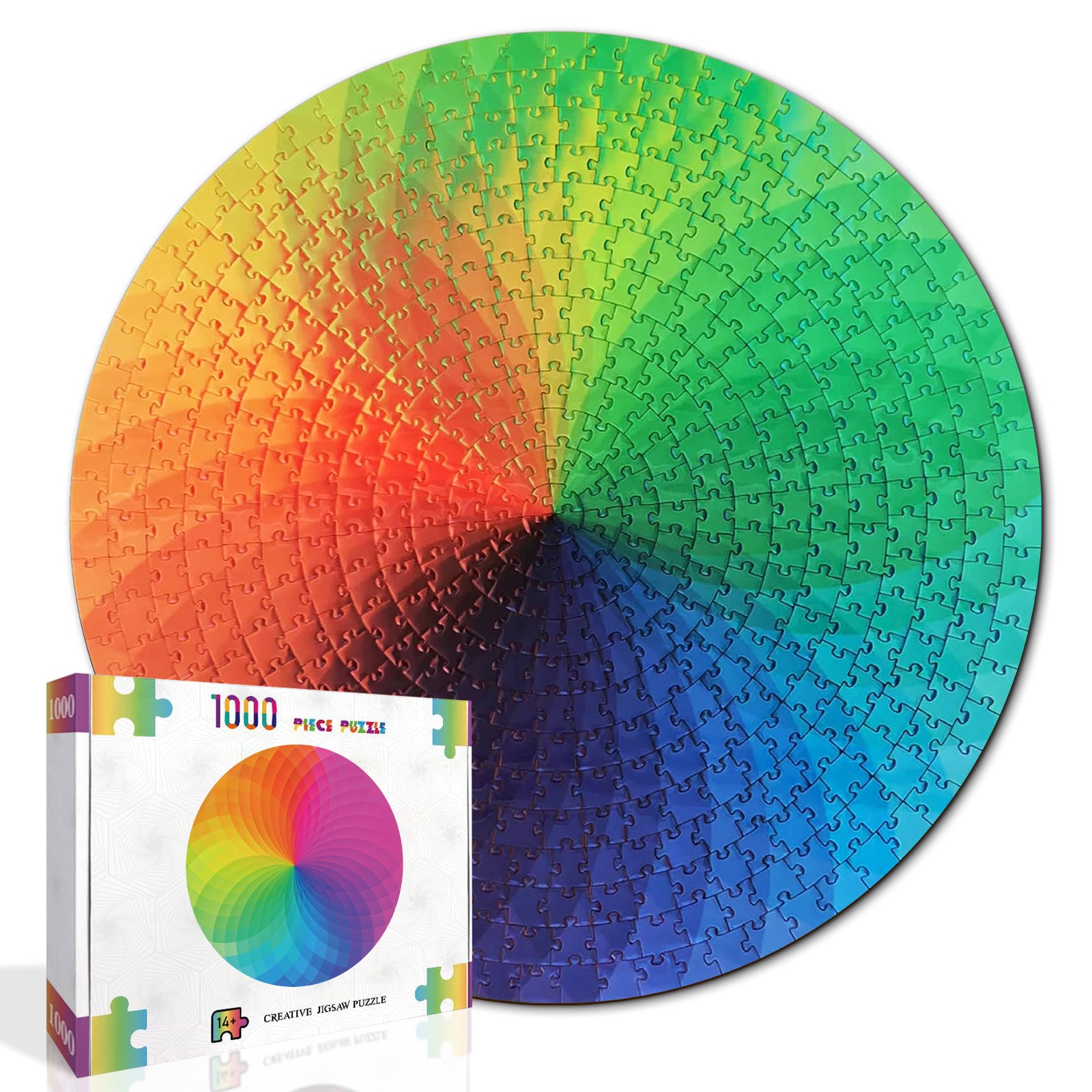 kaayee-prismatic-glow-puzzle-1000-teile-eco-white-board image 2