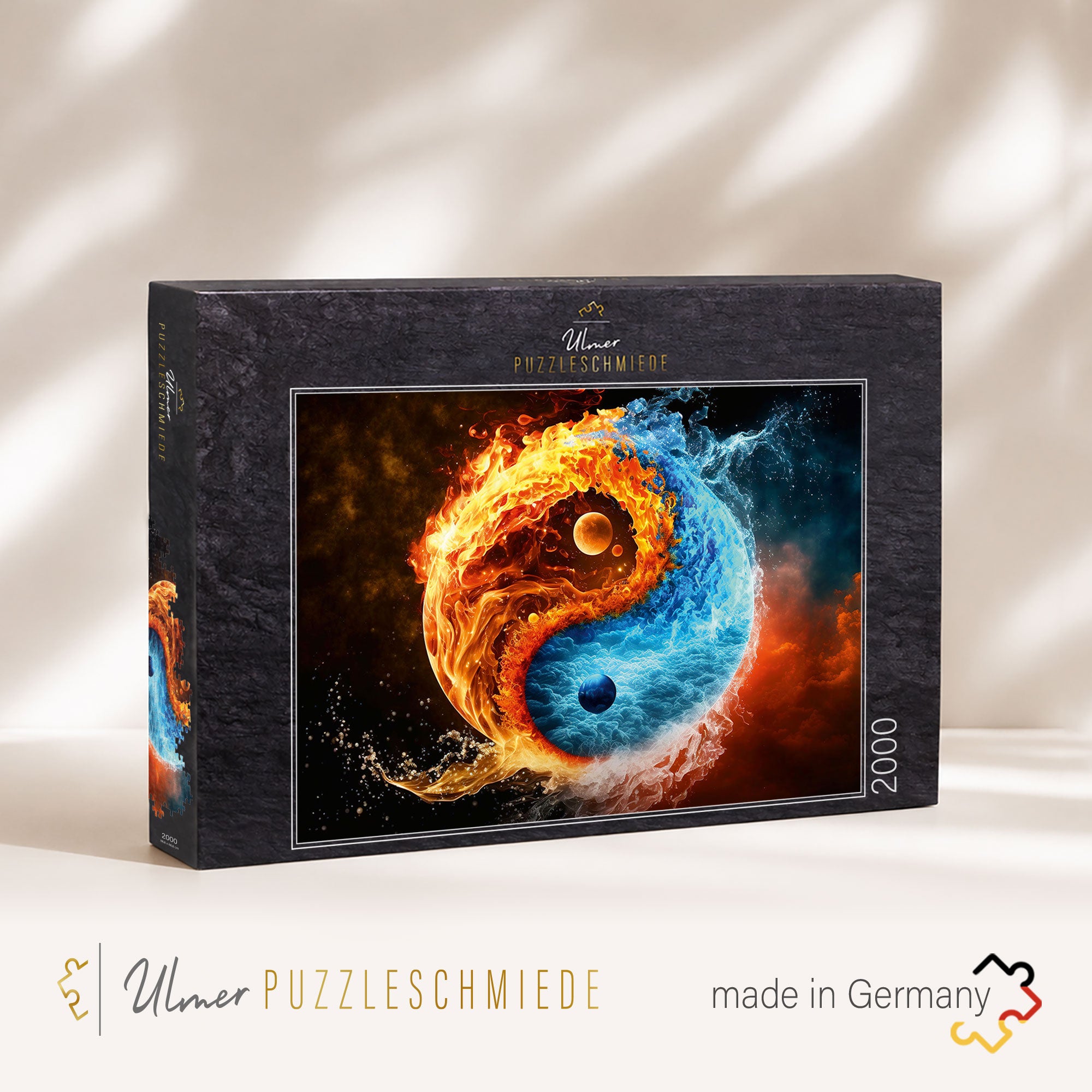 ulmer-puzzleschmiede-puzzle-2000-teile-harmonie-feuer-eis-yin-yang image 2