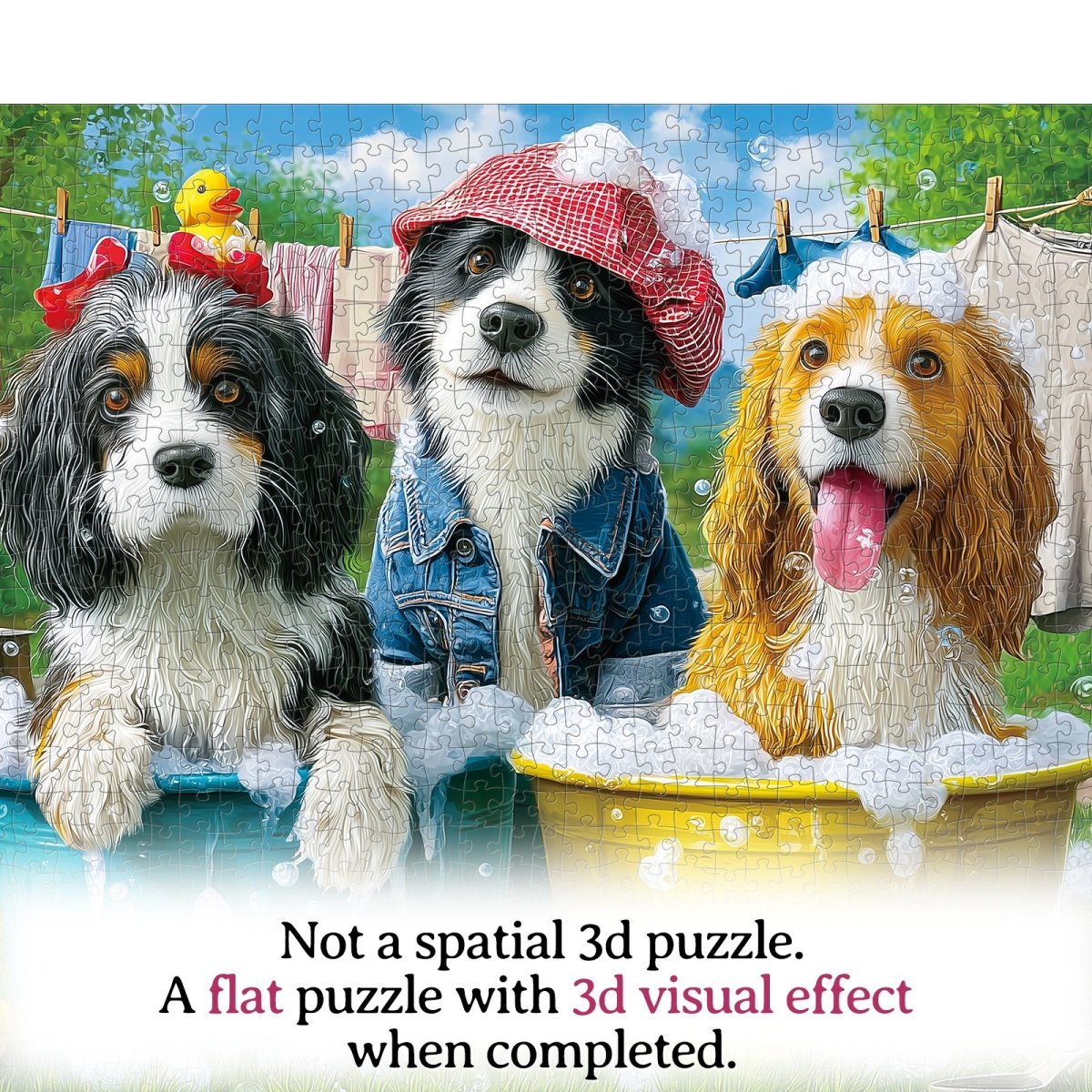 kaayee-cardboard-bubble-pup-squad-puzzle-1000-teile-standard image 5