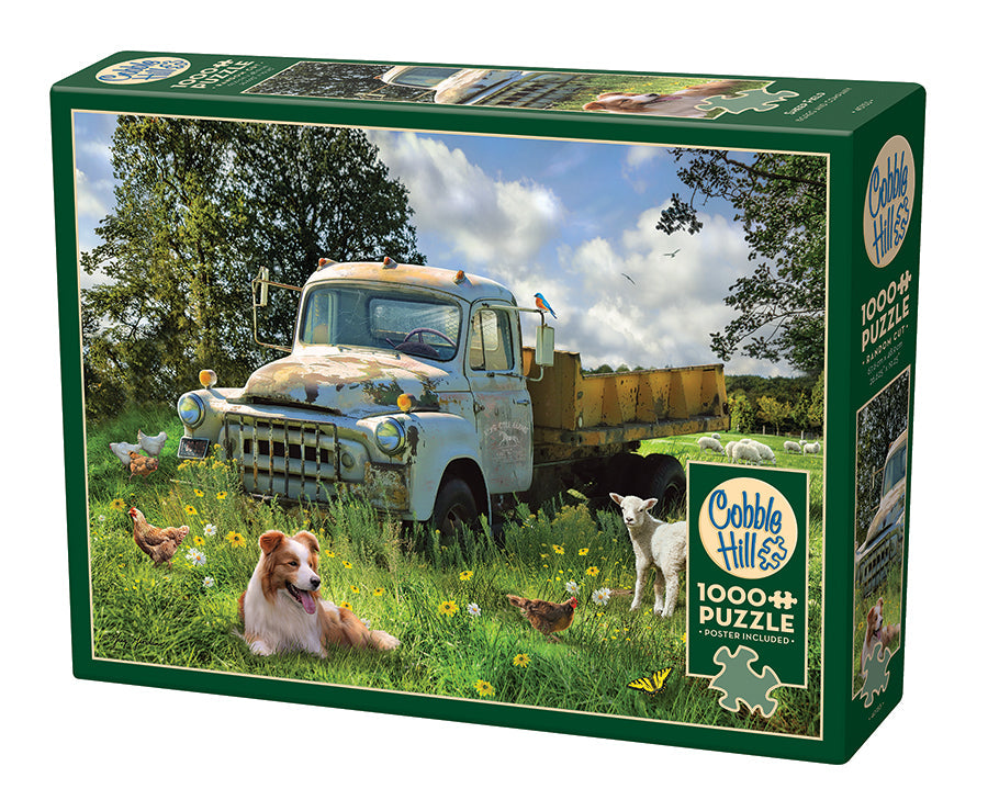 cobble-hill-sheep-field-puzzle-1000-teile-schafe-weide-sommer image 1