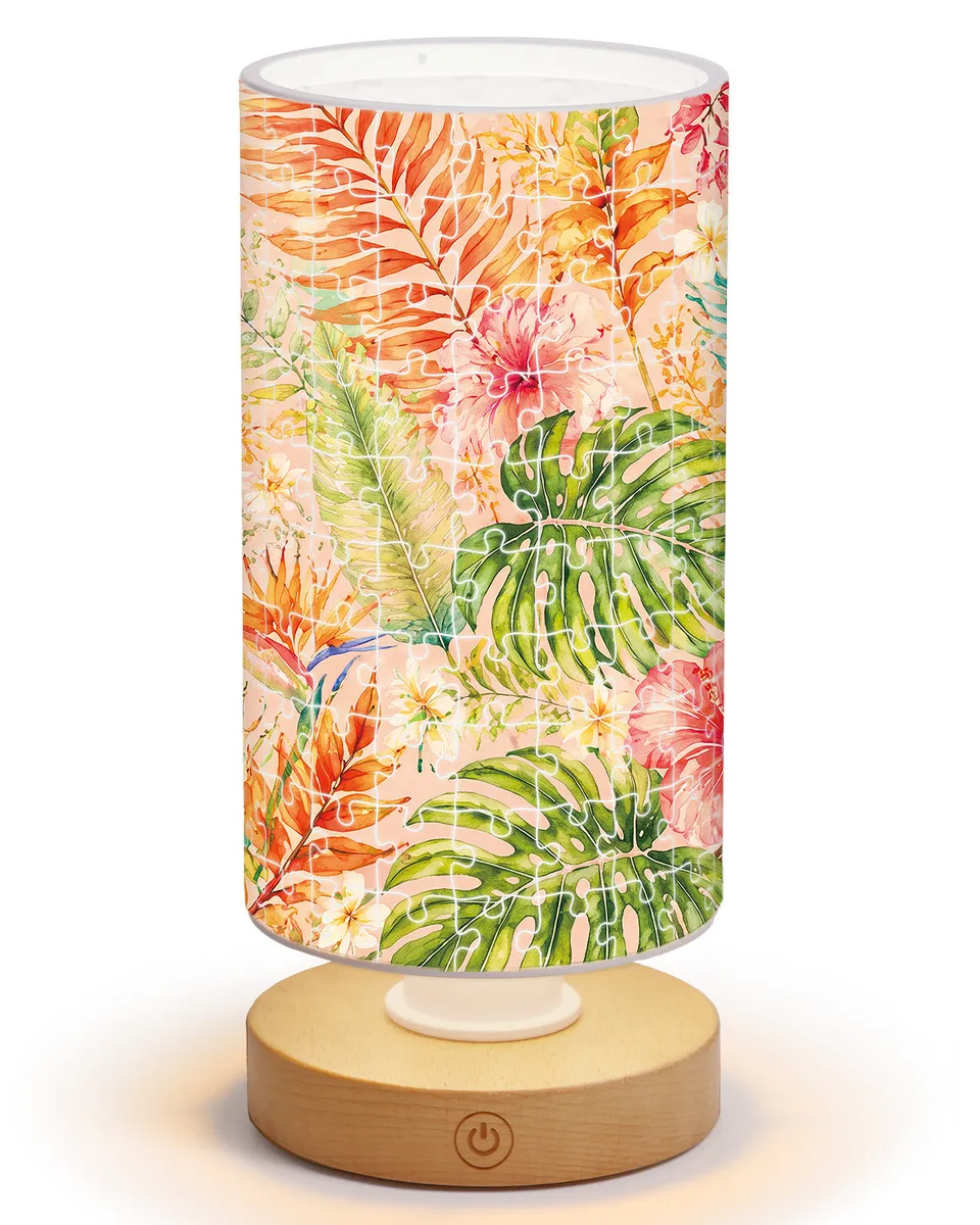 kaayee-tropical-floral-breeze-nachtlicht-acryl-zylinder image 1