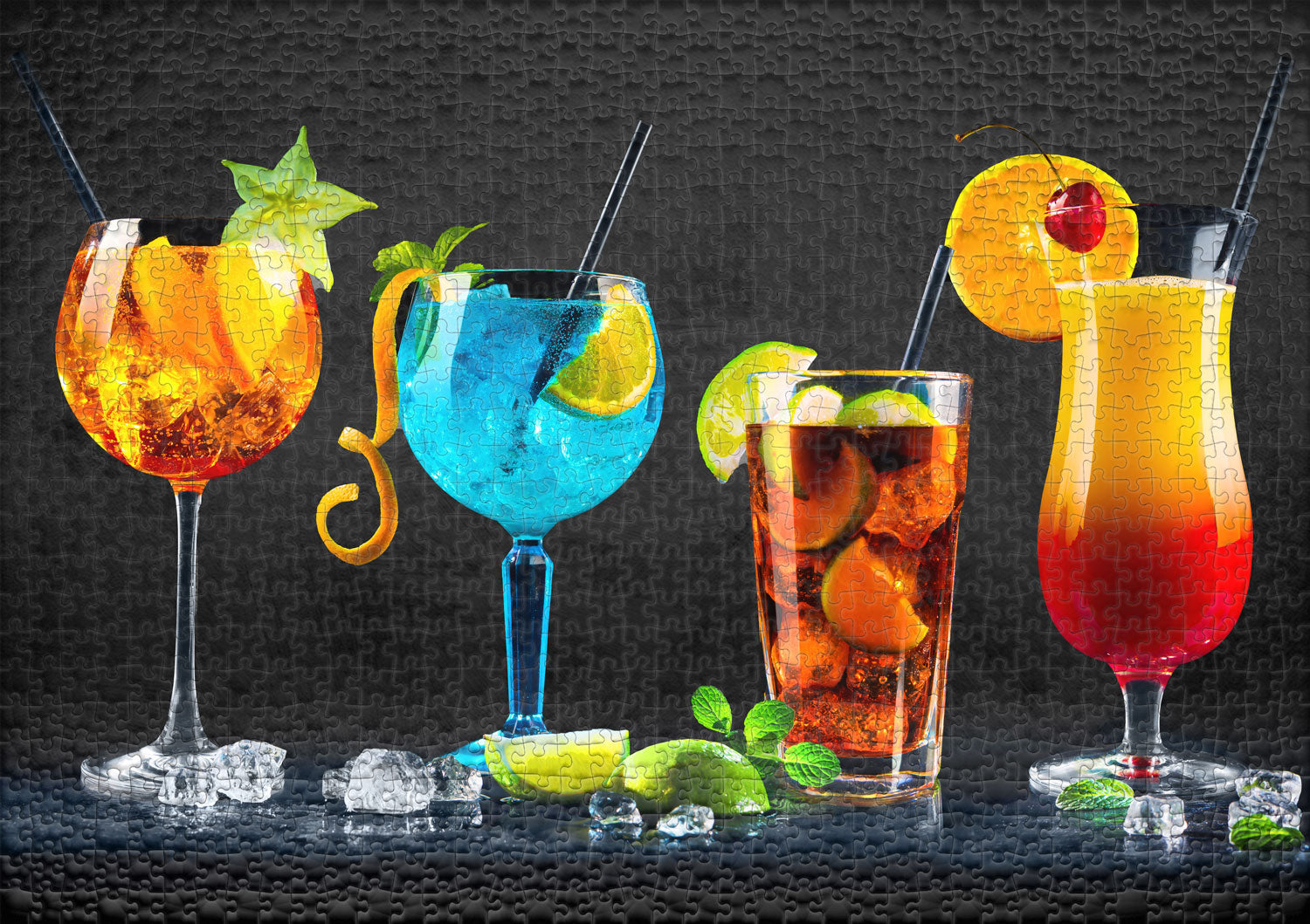 ulmer-puzzleschmiede-puzzle-1000-teile-cocktails-food-bunt image 2