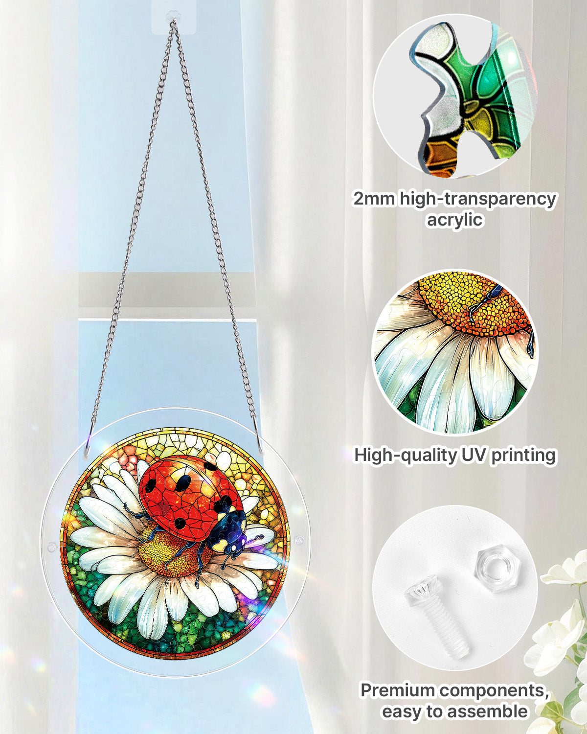 kaayee-ladybug-on-daisy-suncatcher-fensterbild-small-acryl image 4