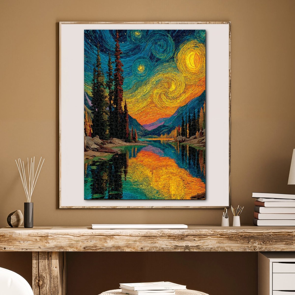 kaayee-cardboard-puzzle-starry-forest-1000-teile-standard image 5