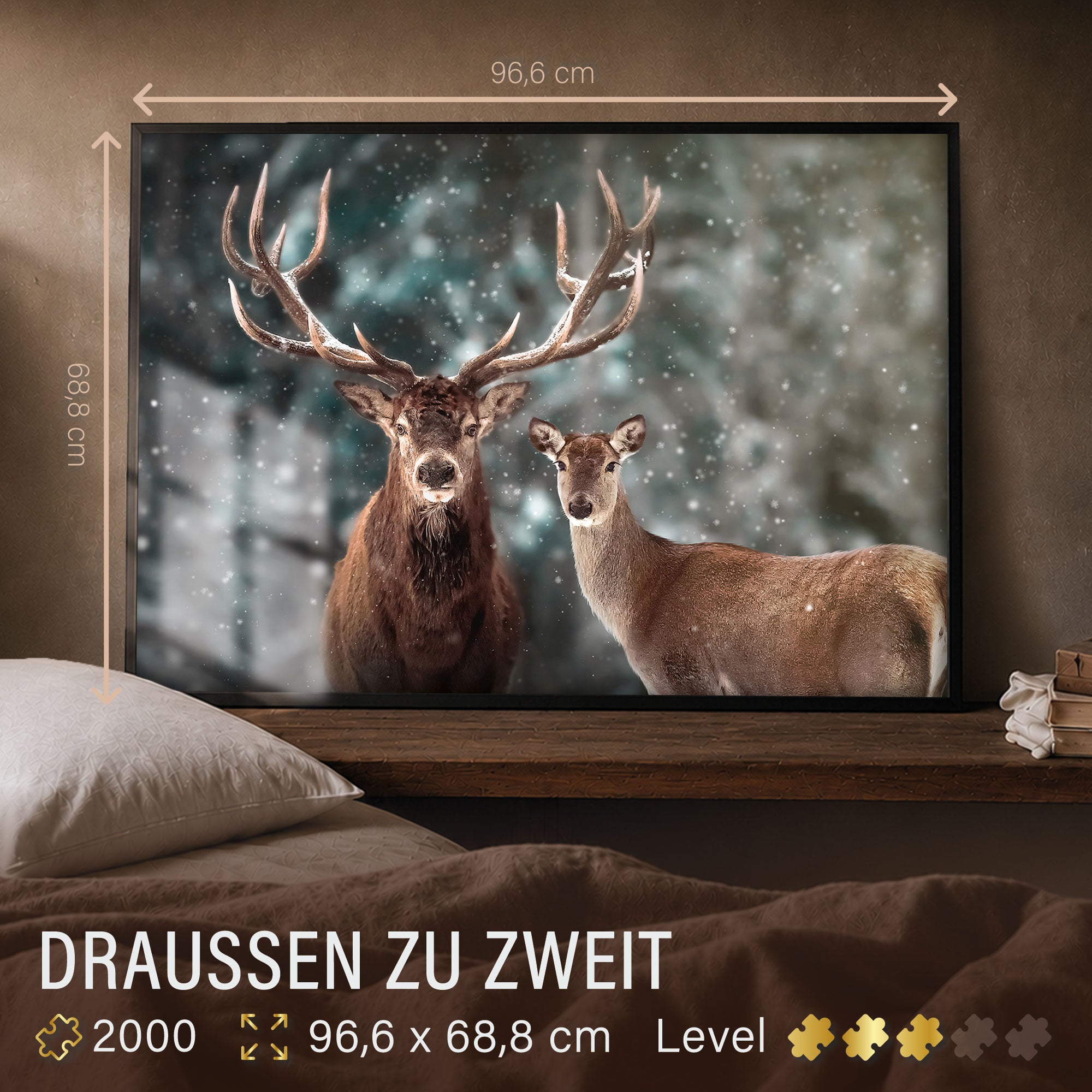 ulmer-puzzleschmiede-draussen-zu-zweit-puzzle-2000-teile-hirsch image 3