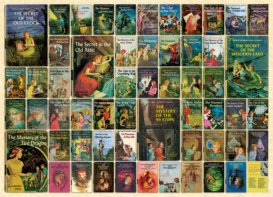 cobble-hill-1000-piece-nancy-drew-puzzle-1000-teile-vintage-collage image 2
