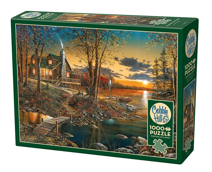 cobble-hill-1000-piece-comforts-of-home-puzzle-herbst-h-tte image 1