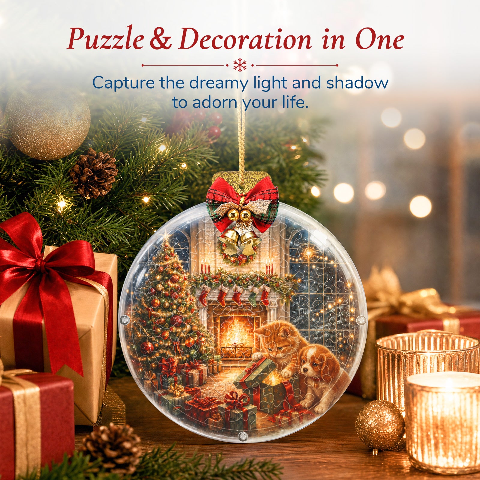 kaayee-christmas-by-the-fireplace-light-suncatcher-puzzle-mini-15-cm image 5