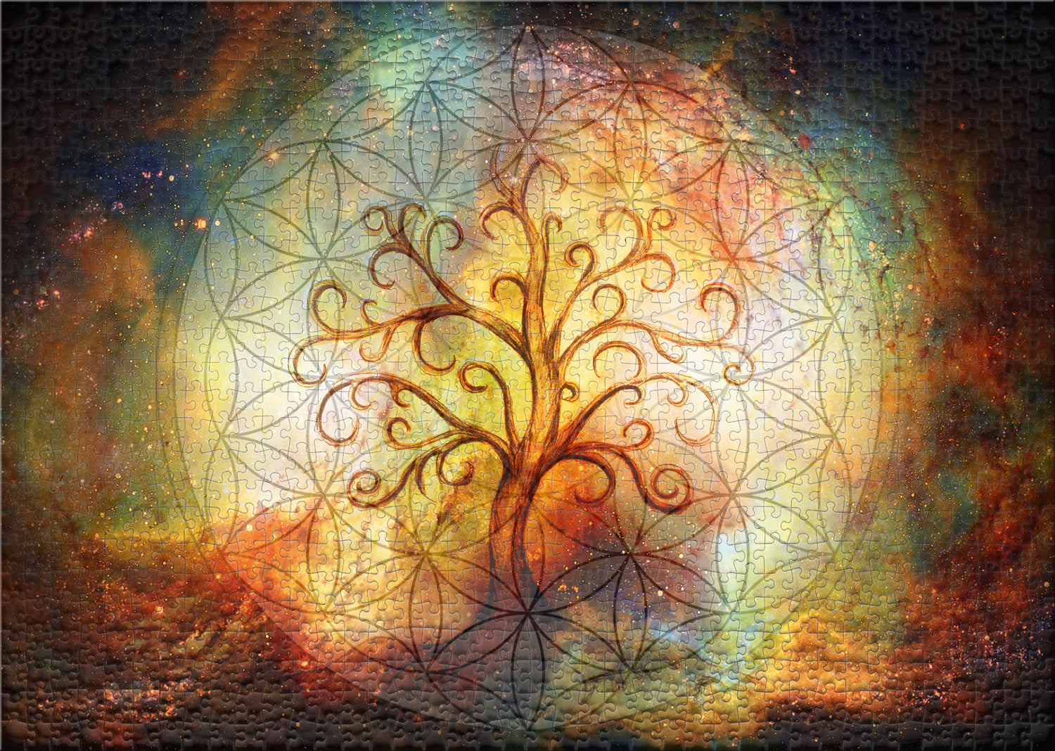 ulmer-puzzleschmiede-tree-of-life-puzzle-2000-teile-lebensbaum-3 image 2