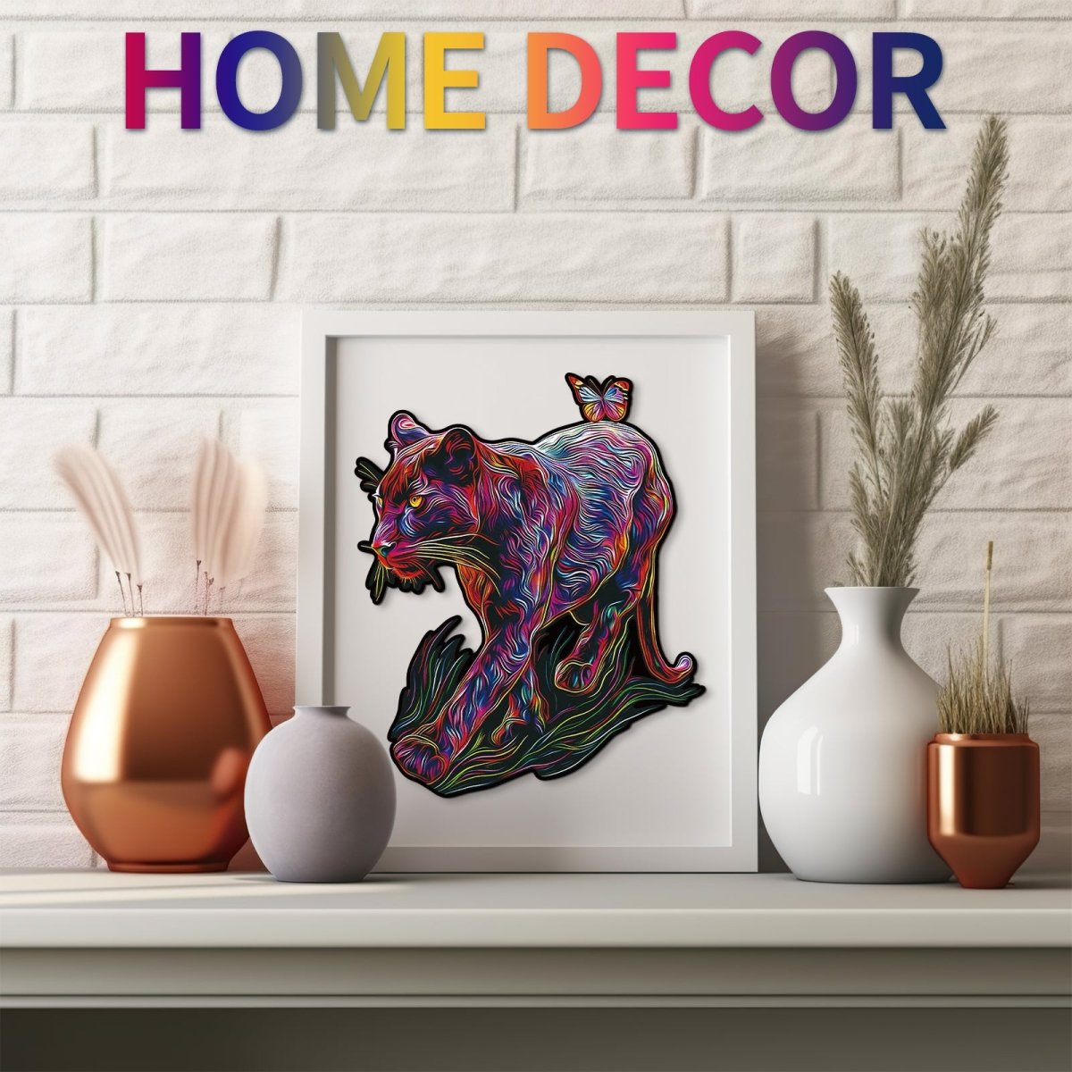 kaayee-dazzling-panther-holzpuzzle-medium-neon-kfz-dschungel image 7