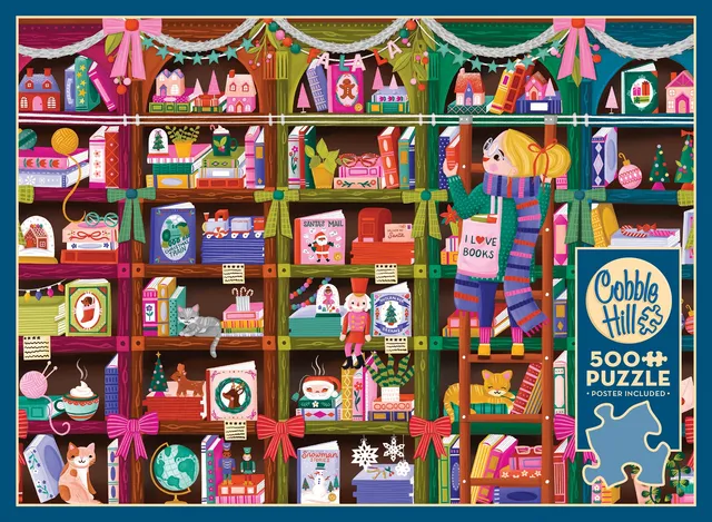 cobble-hill-holiday-browsing-500-teile-puzzle-weihnachten image 1