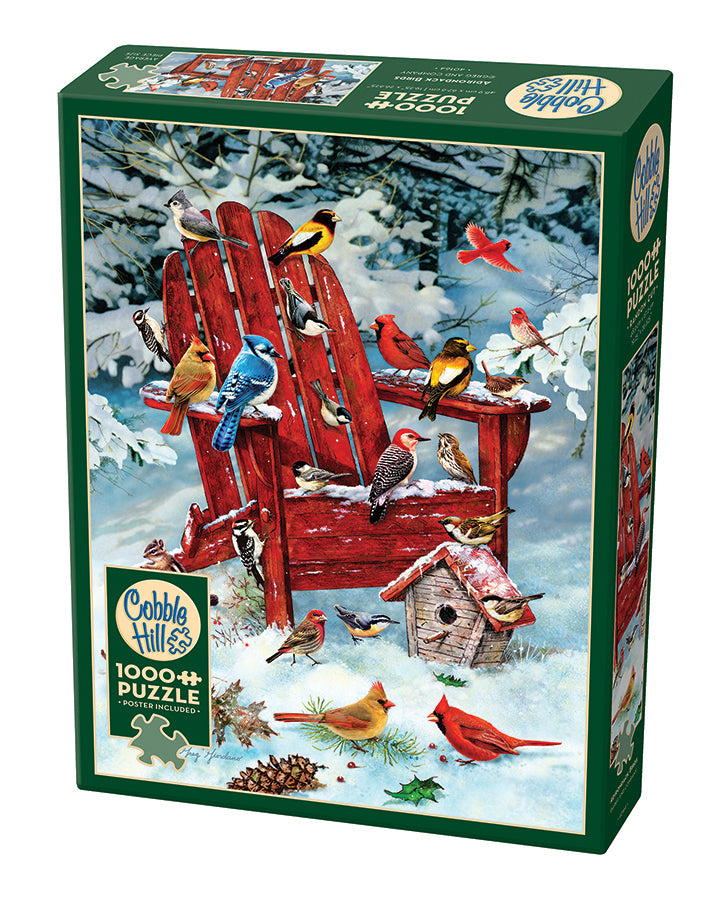 cobble-hill-adirondack-birds-puzzle-1000-teile-winter image 1