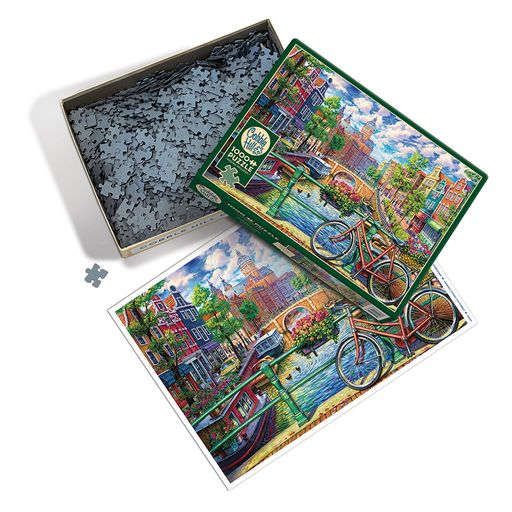 cobble-hill-amsterdam-canal-1000-teile-puzzle-gracht image 3