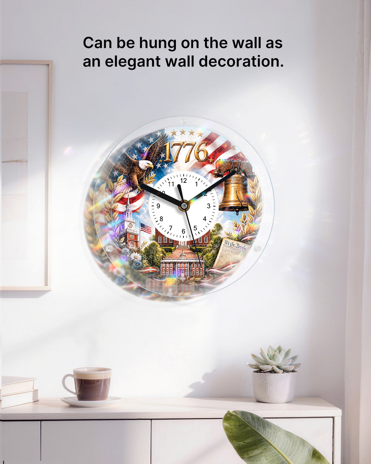 kaayee-clock-kit-spirit-of-independence-puzzle-uhr-regular image 4