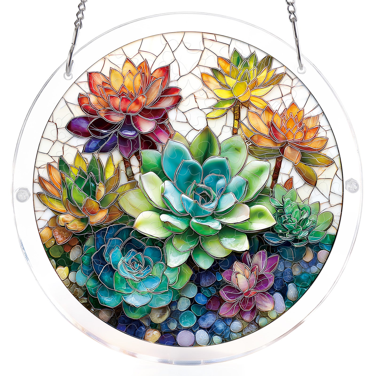 kaayee-succulent-garden-suncatcher-fensterbild-medium image 7