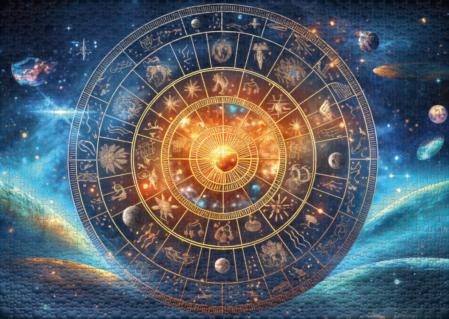 ulmer-puzzleschmiede-puzzle-1000-teile-zodiac-sternzeichen-symbole image 2