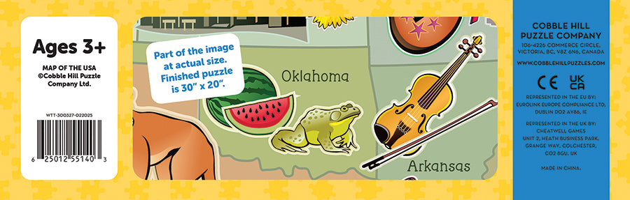 cobble-hill-floor-puzzles-map-of-the-usa-bodenpuzzle-35-teile-karte image 8