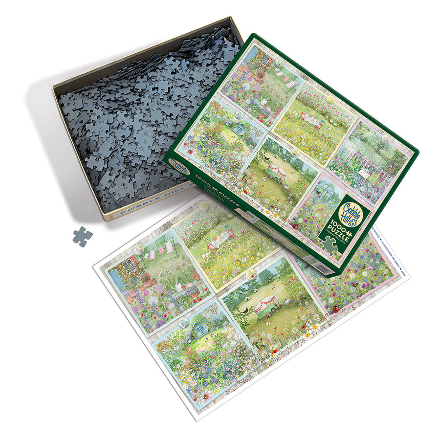 cobble-hill-1000-piece-cottage-gardens-puzzle-1000-teile-garten image 3