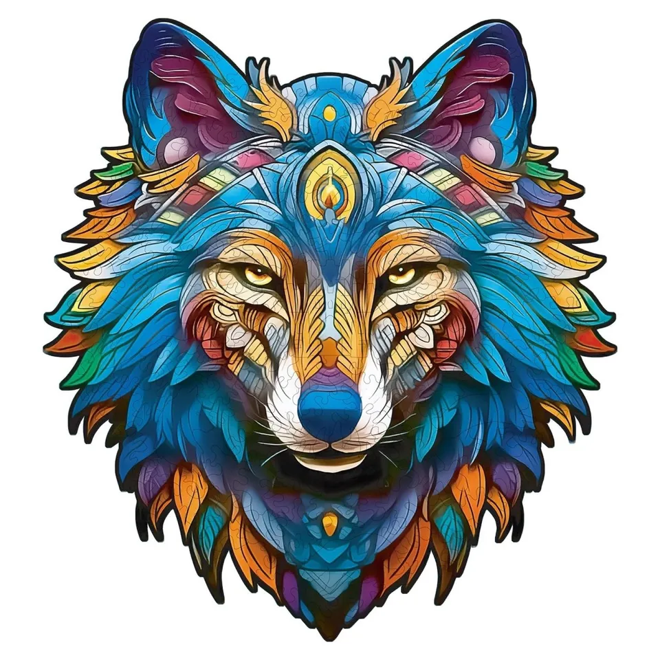 kaayee-wooden-puzzle-holzpuzzle-majestic-wolf-medium image 1