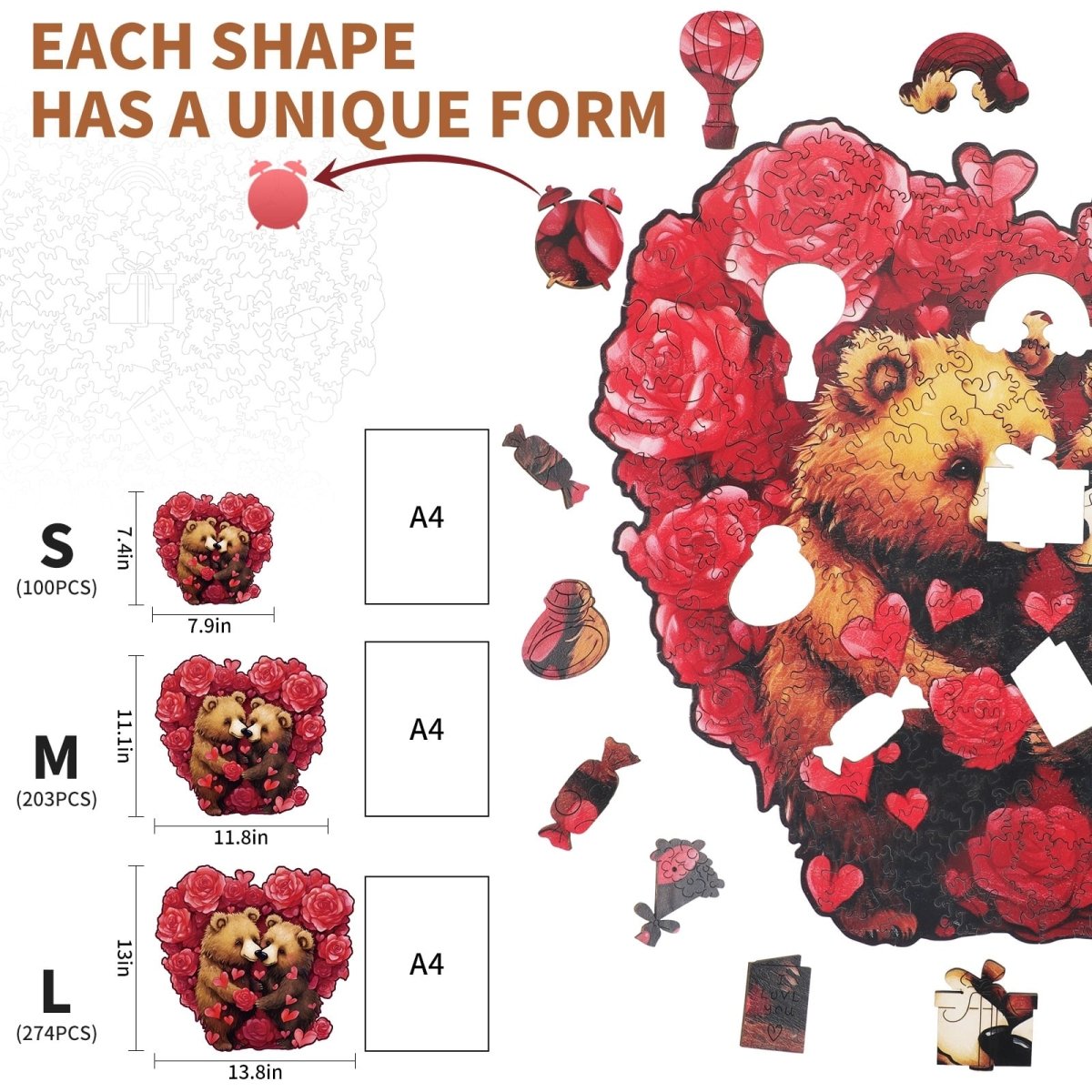 kaayee-wooden-puzzle-eternal-embrace-holzpuzzle-medium image 3
