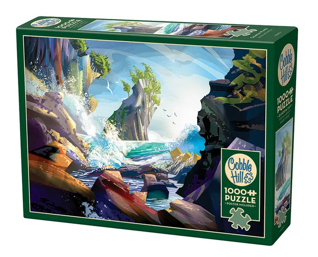 cobble-hill-1000-piece-coastal-waves-puzzle-1000-teile-meer image 1