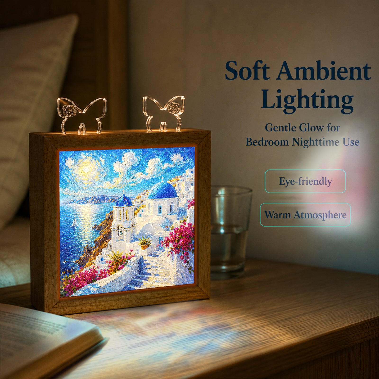 kaayee-night-light-santorini-sunlight-nachtlicht-holzrahmen image 5