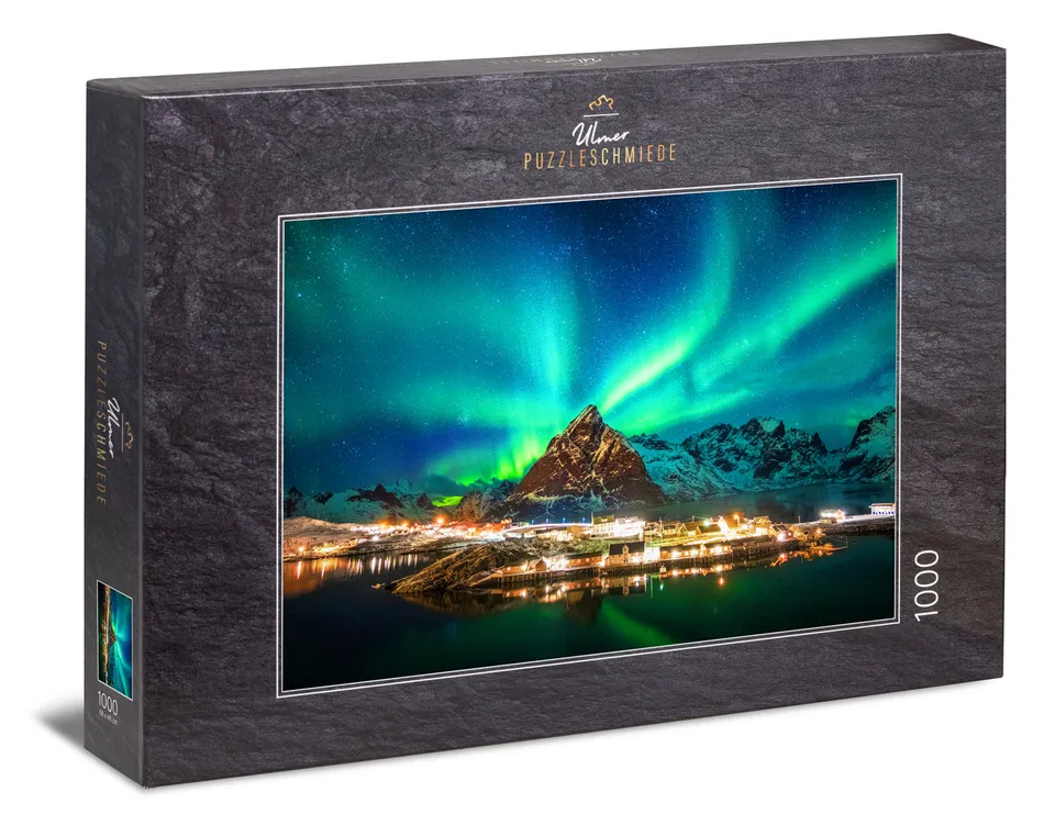 ulmer-puzzleschmiede-1000-teile-lichter-stadt-puzzle-nordlichter image 1