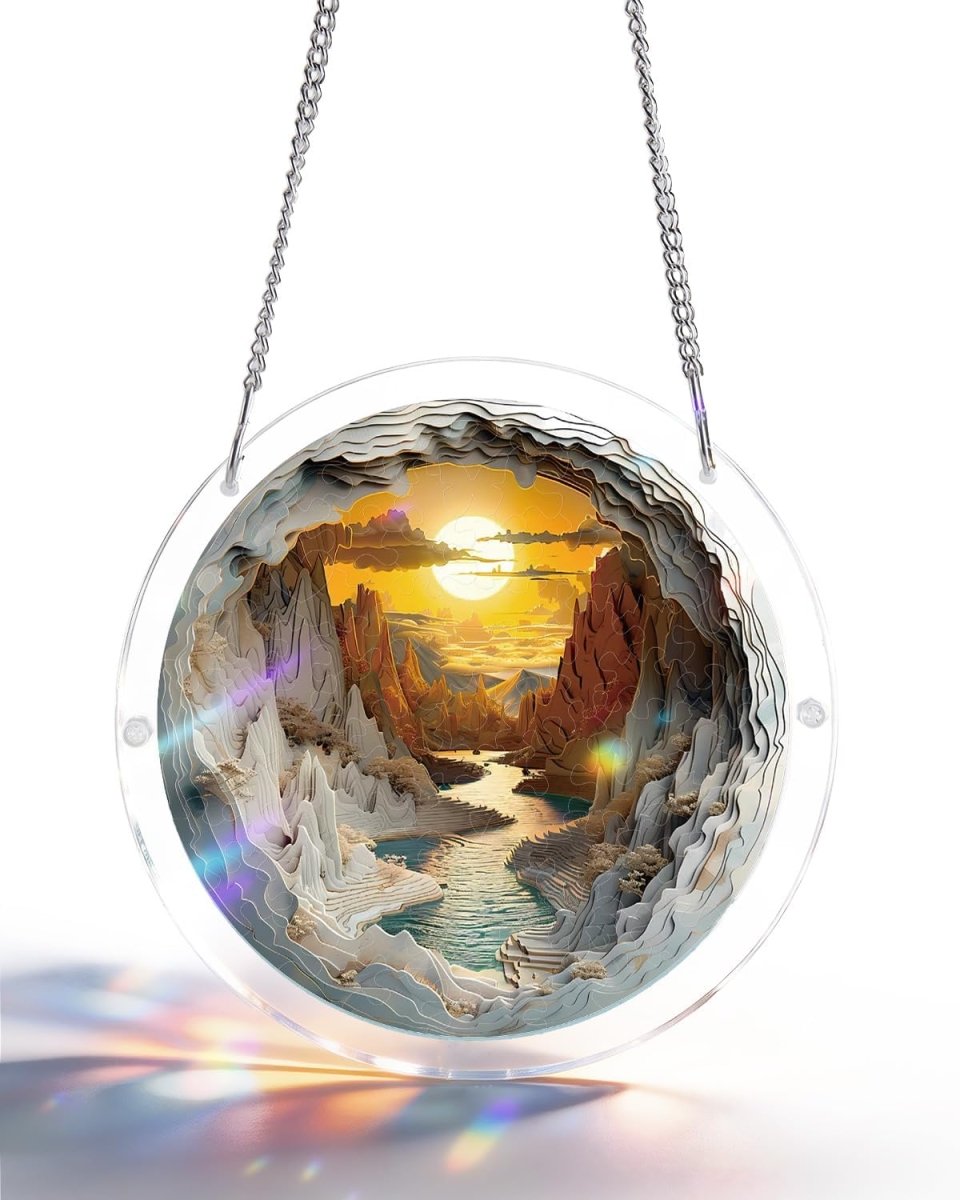 kaayee-suncatcher-sunset-canyon-fensterbild-acryl-medium image 1
