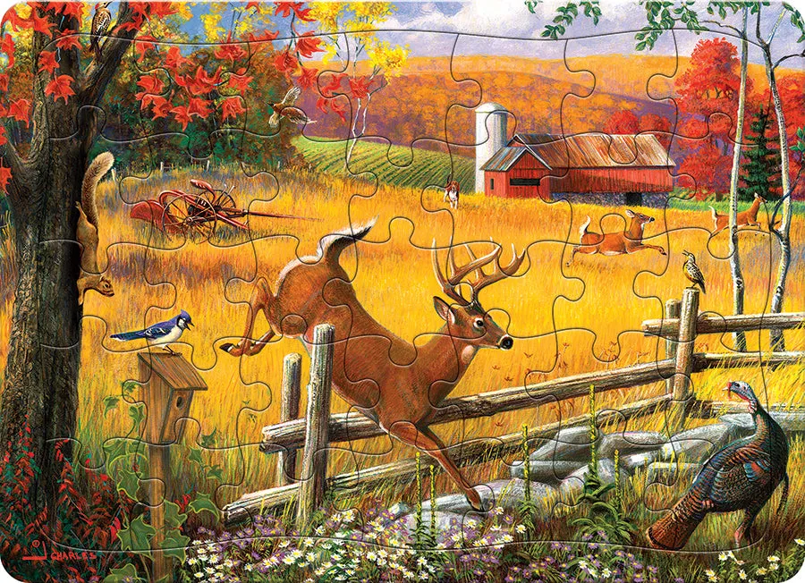 cobble-hill-tray-the-big-leap-tablettpuzzle-35-teile-hirsch image 1