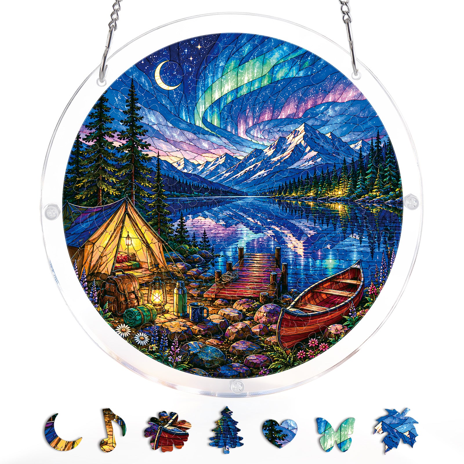 kaayee-suncatcher-puzzle-aurora-lakeside-fensterbild-small image 3