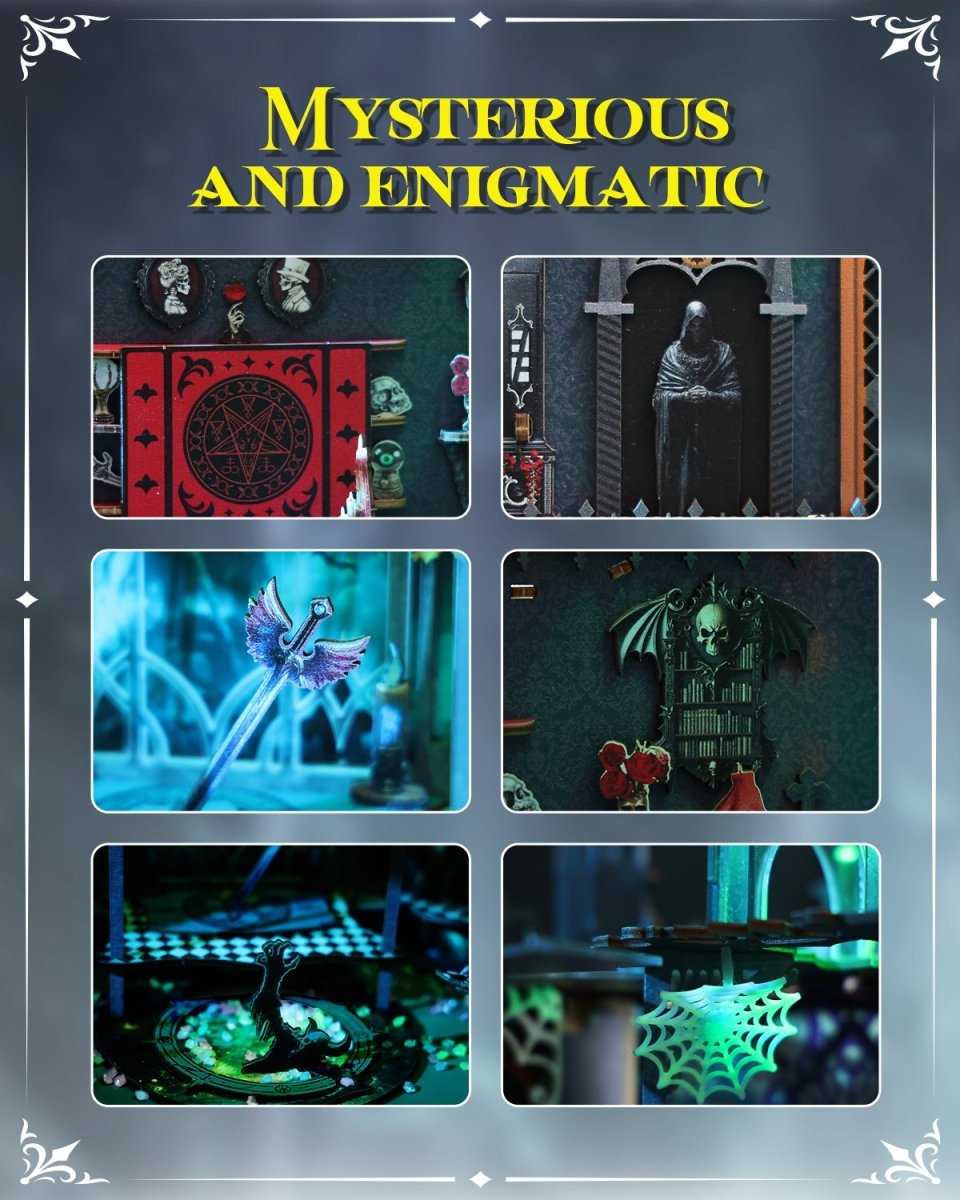 kaayee-book-nook-kit-gothic-castle-3d-puzzle-type-c-version image 4