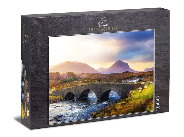 ulmer-puzzleschmiede-sligachan-bridge-puzzle-1000-teile-schottland image 1